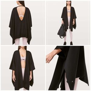 Like New Lululemon Free to Coast Wrap Black One Size